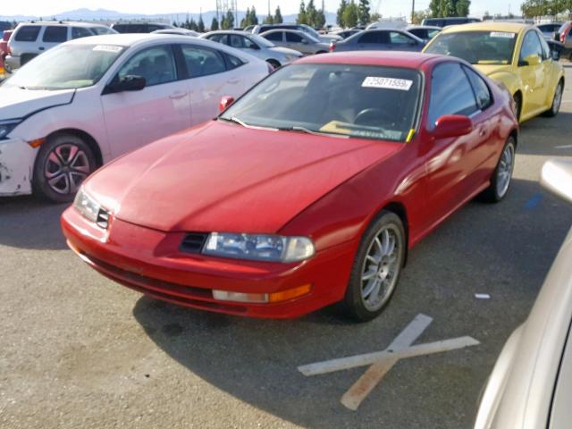 JHMBB2156NC012182 - 1992 HONDA PRELUDE SI RED photo 2