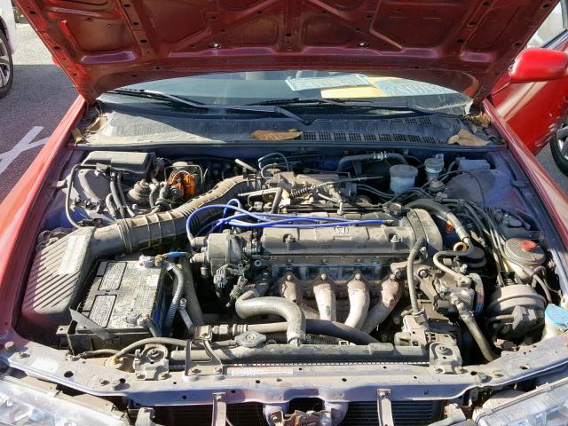 JHMBB2156NC012182 - 1992 HONDA PRELUDE SI RED photo 7