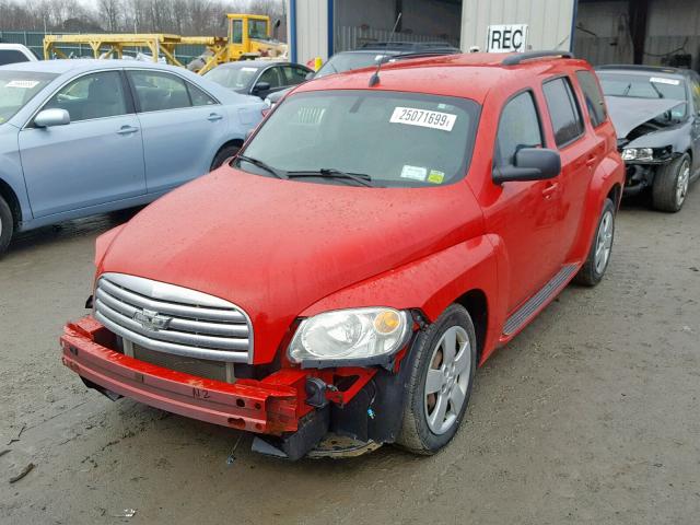 3GNBAAFW6BS635461 - 2011 CHEVROLET HHR LS Rojo foto 2