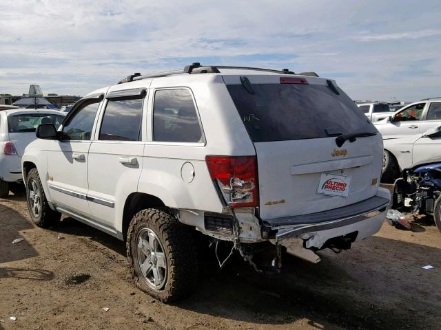 1J8HR58265C699760 - 2005 JEEP GRAND CHER WHITE photo 3