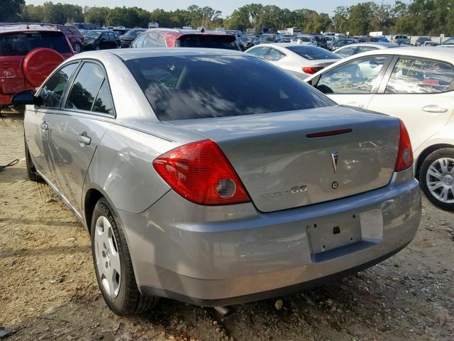 1G2ZF57B184257770 - 2008 PONTIAC G6 VALUE L GRAY photo 3