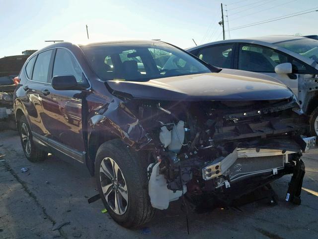 2HKRW6H33HH203325 - 2017 HONDA CR-V LX MAROON photo 1