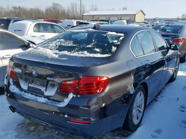 WBA5A7C52FD622956 - 2015 BMW 528 XI GRAY photo 4