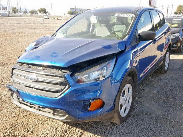 1FMCU0F75JUA72193 - 2018 FORD ESCAPE S BLUE photo 2