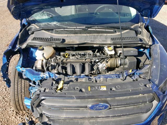 1FMCU0F75JUA72193 - 2018 FORD ESCAPE S BLUE photo 7