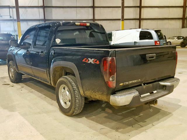 1GCDT136958230661 - 2005 CHEVROLET COLORADO BLACK photo 3