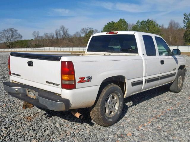 1GCEK19T8XZ137776 - 1999 CHEVROLET SILVERADO WHITE photo 4