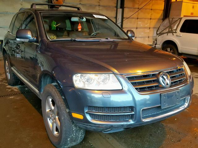 WVGEM67LX4D009571 - 2004 VOLKSWAGEN TOUAREG 4. GRAY photo 1