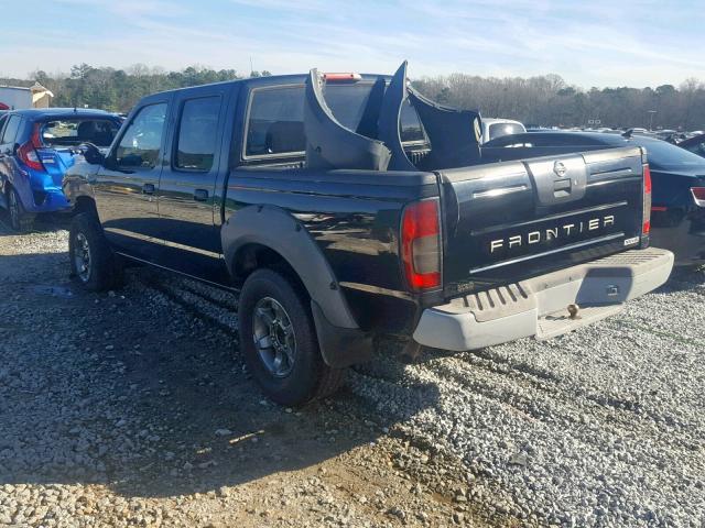 1N6ED27T23C456751 - 2003 NISSAN FRONTIER C BLACK photo 3