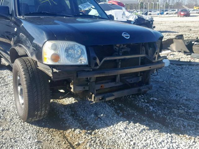 1N6ED27T23C456751 - 2003 NISSAN FRONTIER C BLACK photo 9