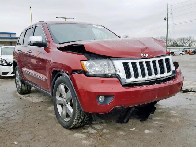 1C4RJFBTXCC344520 - 2012 JEEP GRAND CHER RED photo 1