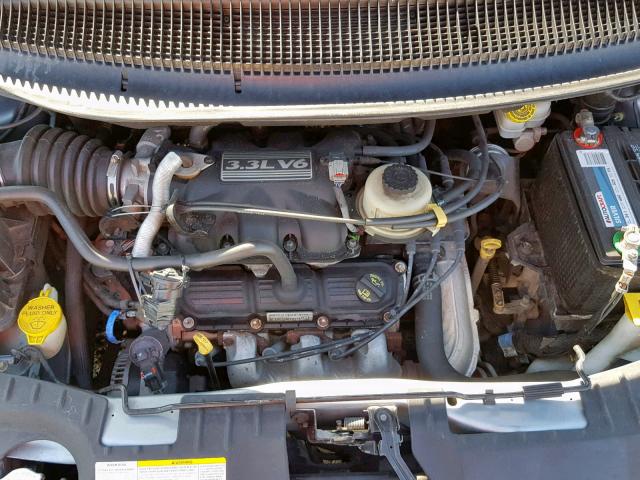 1A4GP45R56B746119 - 2006 CHRYSLER TOWN & COU BLUE photo 7