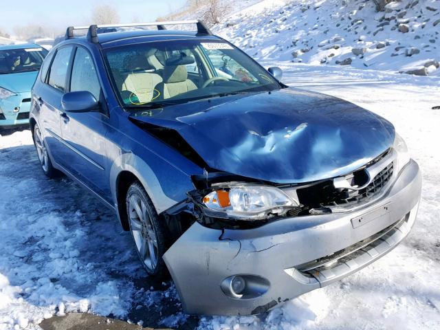 JF1GH63688G837467 - 2008 SUBARU IMPREZA OU BLUE photo 1