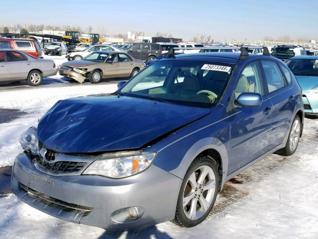 JF1GH63688G837467 - 2008 SUBARU IMPREZA OU BLUE photo 2