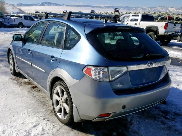 JF1GH63688G837467 - 2008 SUBARU IMPREZA OU BLUE photo 3