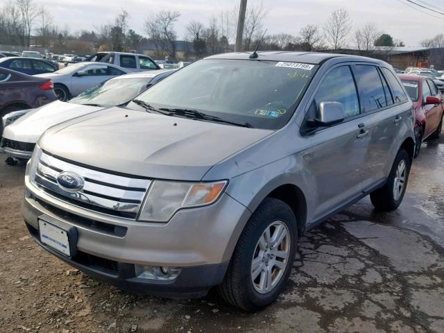 2FMDK48C68BA16470 - 2008 FORD EDGE SEL SILVER photo 2