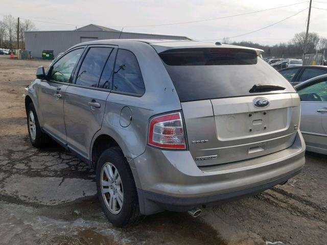 2FMDK48C68BA16470 - 2008 FORD EDGE SEL SILVER photo 3