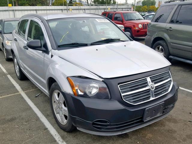 1B3HB48BX8D653242 - 2008 DODGE CALIBER SX SILVER photo 1