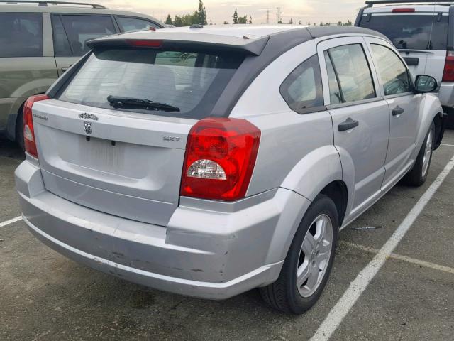 1B3HB48BX8D653242 - 2008 DODGE CALIBER SX SILVER photo 4