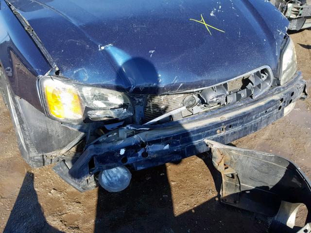 4S3BH665X37642115 - 2003 SUBARU LEGACY OUT BLUE photo 9