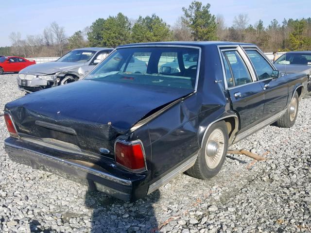 2FACP74F9MX122160 - 1991 FORD CROWN VICT BLACK photo 4