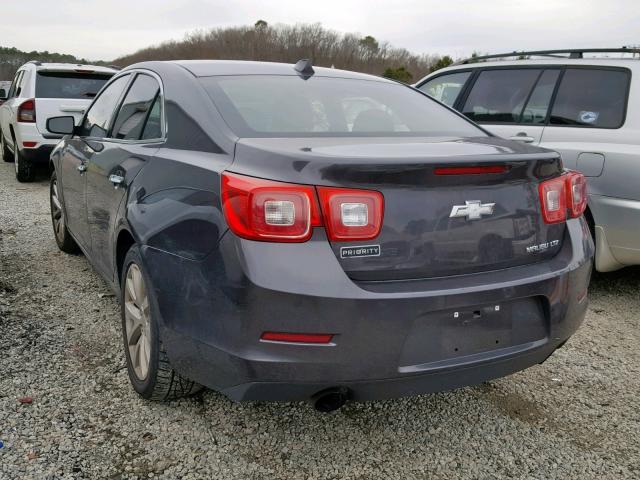 1G11H5SA0DF330197 - 2013 CHEVROLET MALIBU LTZ GRAY photo 3