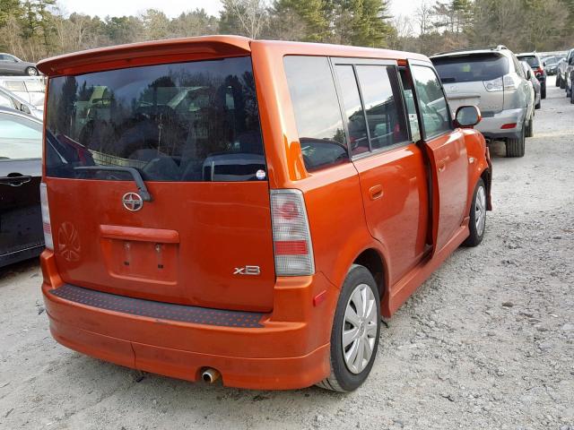 JTLKT324340161583 - 2004 TOYOTA SCION XB Қызғылт сары фото 4