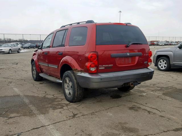 1D8HB68258F108551 - 2008 DODGE DURANGO AD RED photo 3