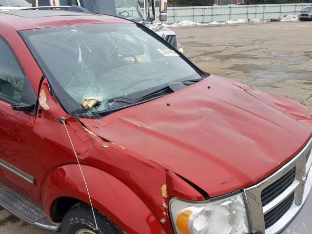 1D8HB68258F108551 - 2008 DODGE DURANGO AD RED photo 9