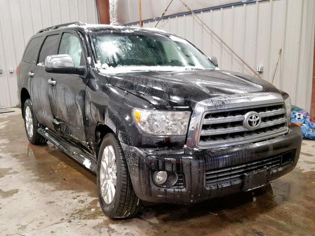 5TDDW5G12AS038159 - 2010 TOYOTA SEQUOIA PL BLACK photo 1