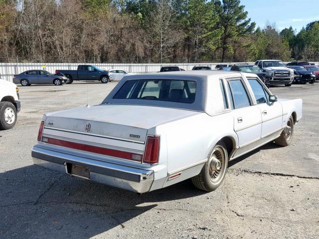 1LNBM81FXKY722753 - 1989 LINCOLN TOWN CAR BLUE photo 4