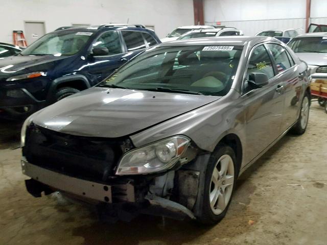 1G1ZB5E10BF352987 - 2011 CHEVROLET MALIBU LS BROWN photo 2