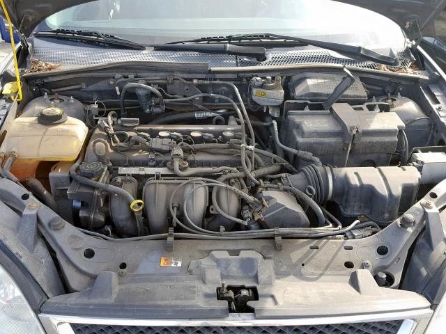 1FAHP34N77W219363 - 2007 FORD FOCUS ZX4 GRAY photo 7