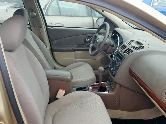 1G1ZS58F27F312800 - 2007 CHEVROLET MALIBU LS ოქროსფერი ფოტო 5