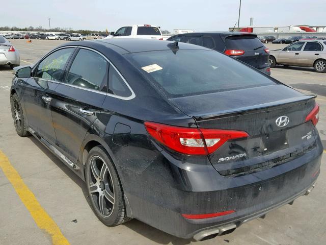 5NPE34AB4FH177618 - 2015 HYUNDAI SONATA SPO BLACK photo 3