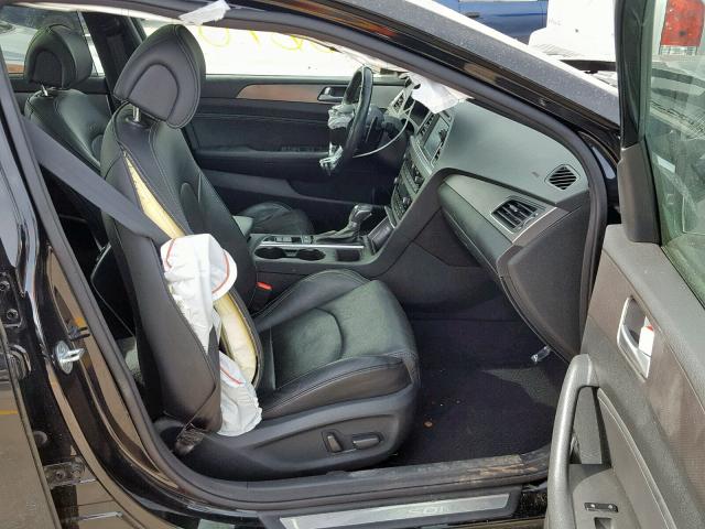 5NPE34AB4FH177618 - 2015 HYUNDAI SONATA SPO BLACK photo 5