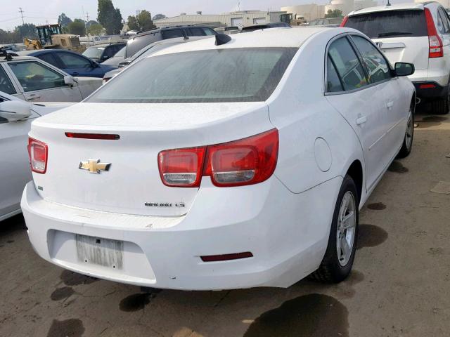 1G11A5SL2FU134427 - 2015 CHEVROLET MALIBU LS WHITE photo 4