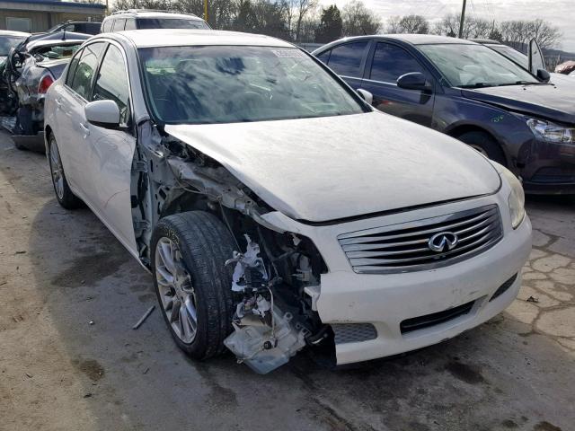 JNKCV61EX9M014696 - 2009 INFINITI G37 BASE WHITE photo 1