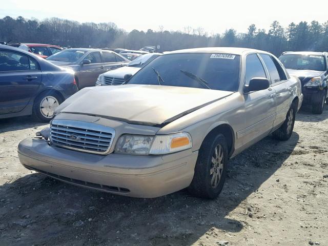 2FAFP74VX8X111162 - 2008 FORD CROWN VICT BEIGE photo 2