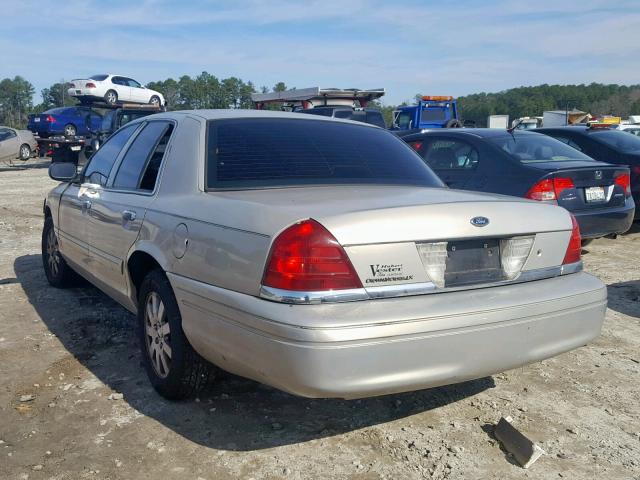 2FAFP74VX8X111162 - 2008 FORD CROWN VICT BEIGE photo 3