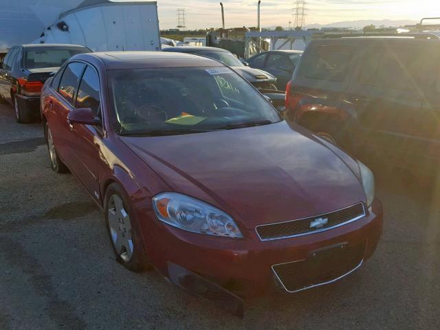 2G1WD58C869290473 - 2006 CHEVROLET IMPALA SUP Марун фото 1