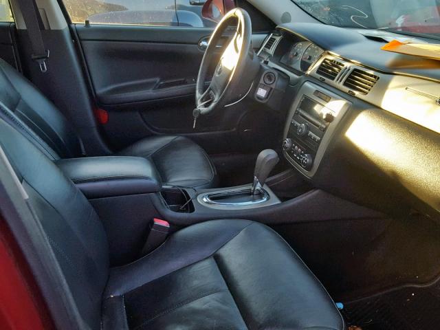 2G1WD58C869290473 - 2006 CHEVROLET IMPALA SUP Марун фото 5
