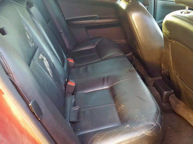 2G1WD58C869290473 - 2006 CHEVROLET IMPALA SUP Марун фото 6