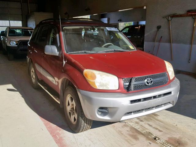 JTEGD20V340030816 - 2004 TOYOTA RAV4 RED photo 1