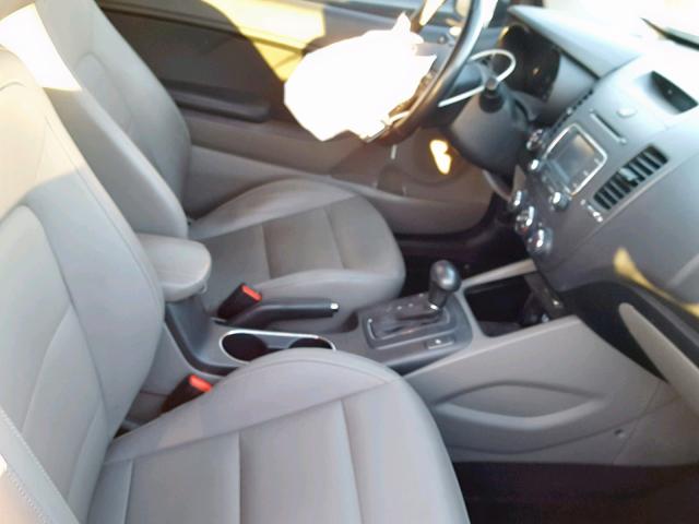 KNAFX6A87E5219378 - 2014 KIA FORTE EX SILVER photo 5