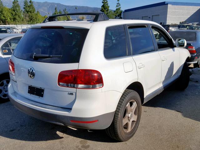 WVGZG77L66D039376 - 2006 VOLKSWAGEN TOUAREG 3. WHITE photo 4