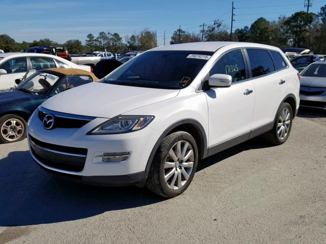 JM3TB28A480122797 - 2008 MAZDA CX-9 WHITE photo 2