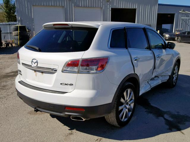 JM3TB28A480122797 - 2008 MAZDA CX-9 WHITE photo 4