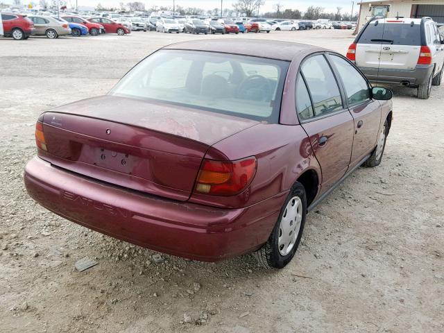 1G8ZH52892Z115477 - 2002 SATURN SL1 RED photo 4