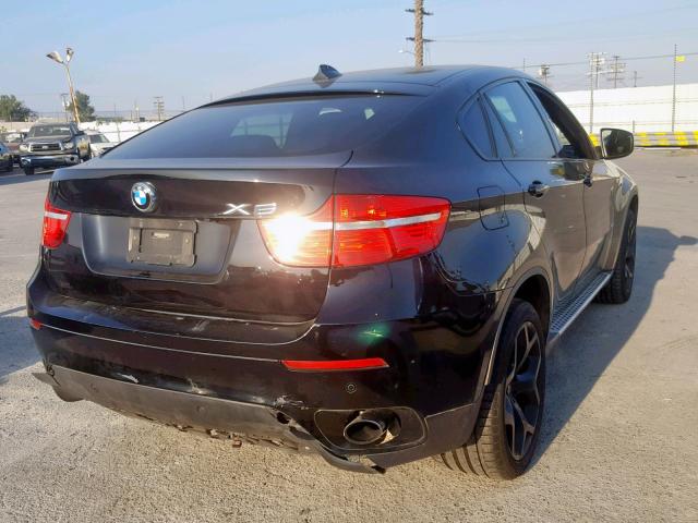 5UXFG2C50CL780138 - 2012 BMW X6 XDRIVE3 BLACK photo 4